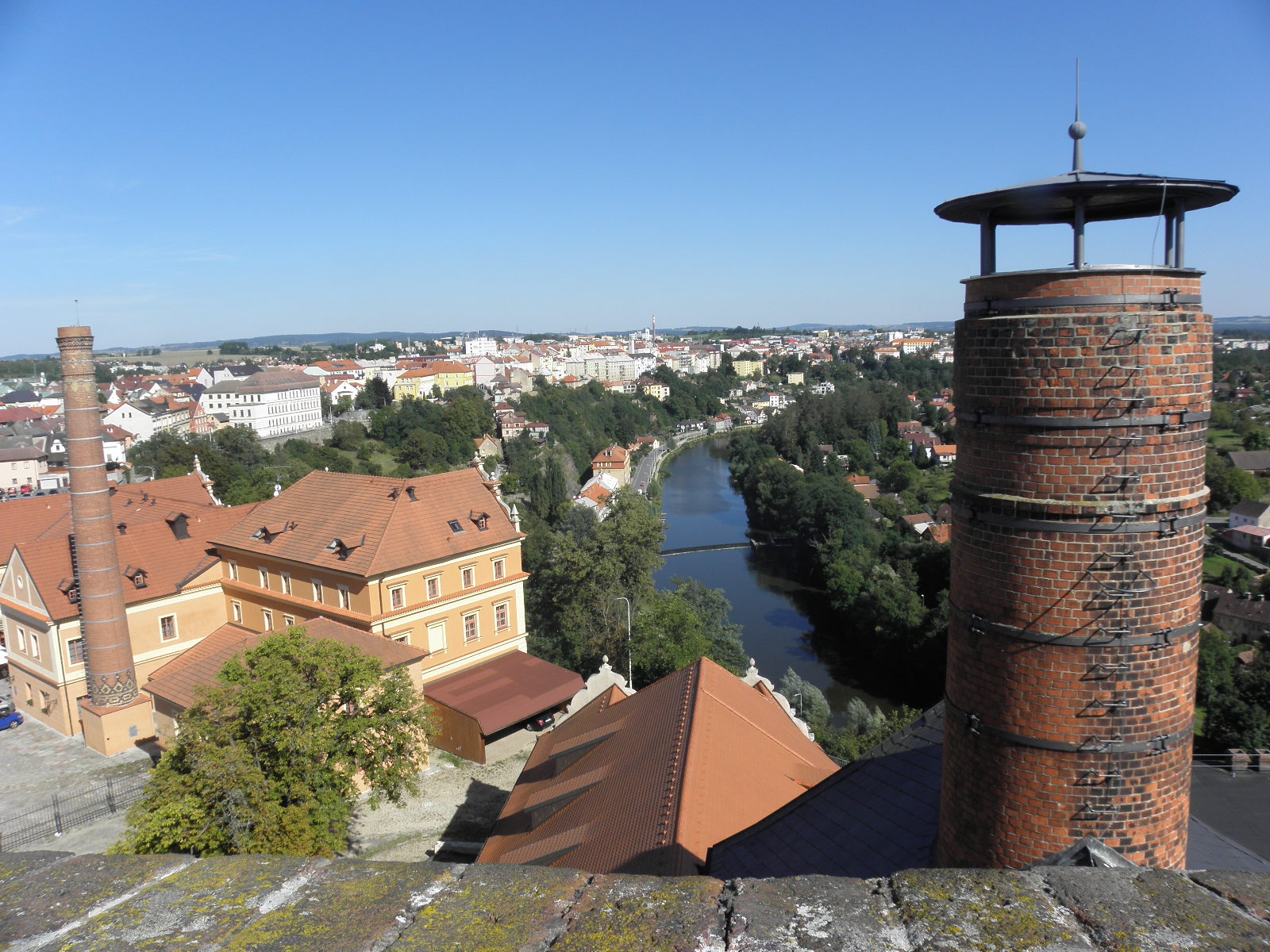 190904 Tábor, hradní věž Kotnov 1